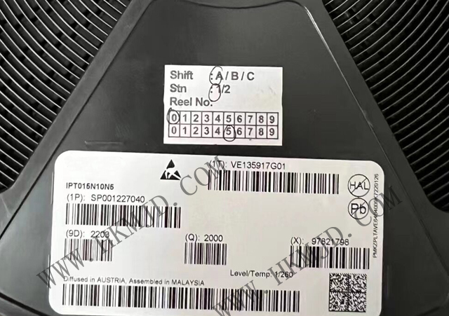 【出售INFINEON】N溝道 MOSFET IPT015N10N5 OptiMOS? 5功率晶體管，100V