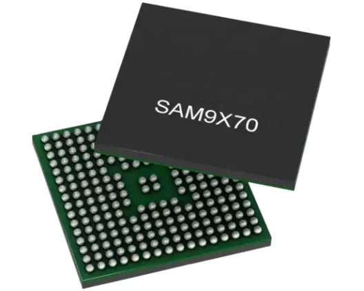 Microchip SAM9X75-I/4PB超低功耗微處理器（MPU） 、運行頻率高達(dá)800MHz。