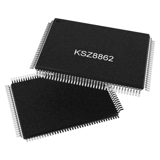 供應(yīng)，回收【Microchip】KSZ8862-32MQL 雙端口以太網(wǎng)交換機(jī)，帶光纖支持