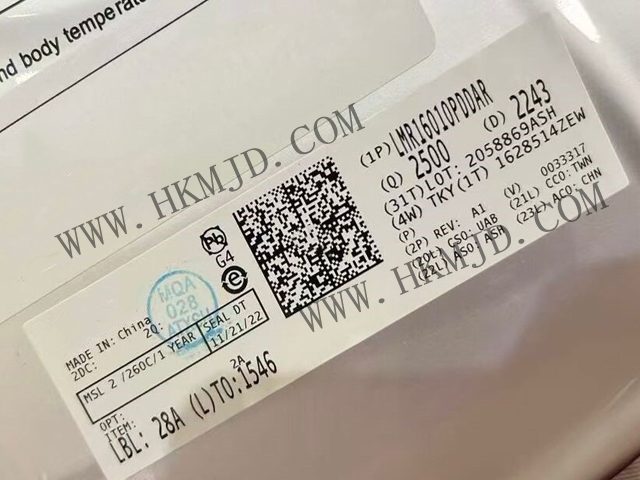 LMR16010PDDAR(TI): SIMPLE SWITCHER? 60V、1A 降壓轉(zhuǎn)換器（IQ 為 40μA）