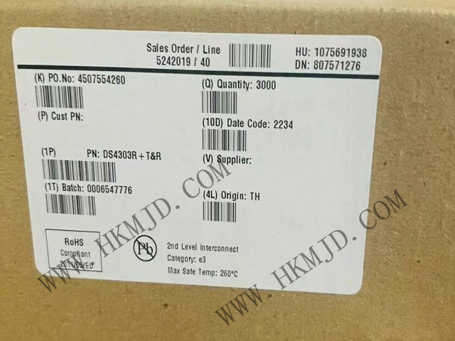 供應(yīng) Maxim DS4303R 電子可編程電壓基準(zhǔn)，適用于自動(dòng)工廠校準(zhǔn)